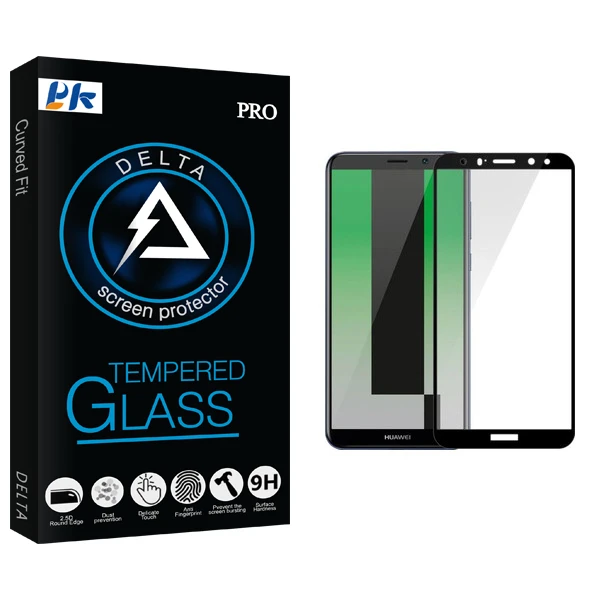 محافظ صفحه نمایش پی کی مدل Delta Glass مناسب برای گوشی موبایل هوآوی Mate 10 Lite
