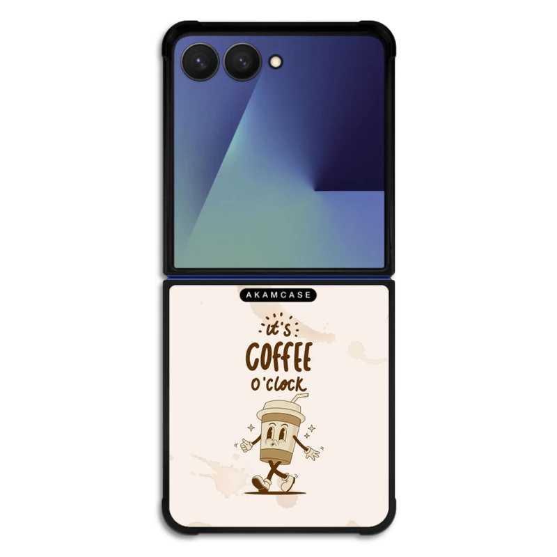 کاور آکام مدل AMC-WSGZFLIP7-COFFEE-24 مناسب برای گوشی موبایل سامسونگ Galaxy Z Flip 7