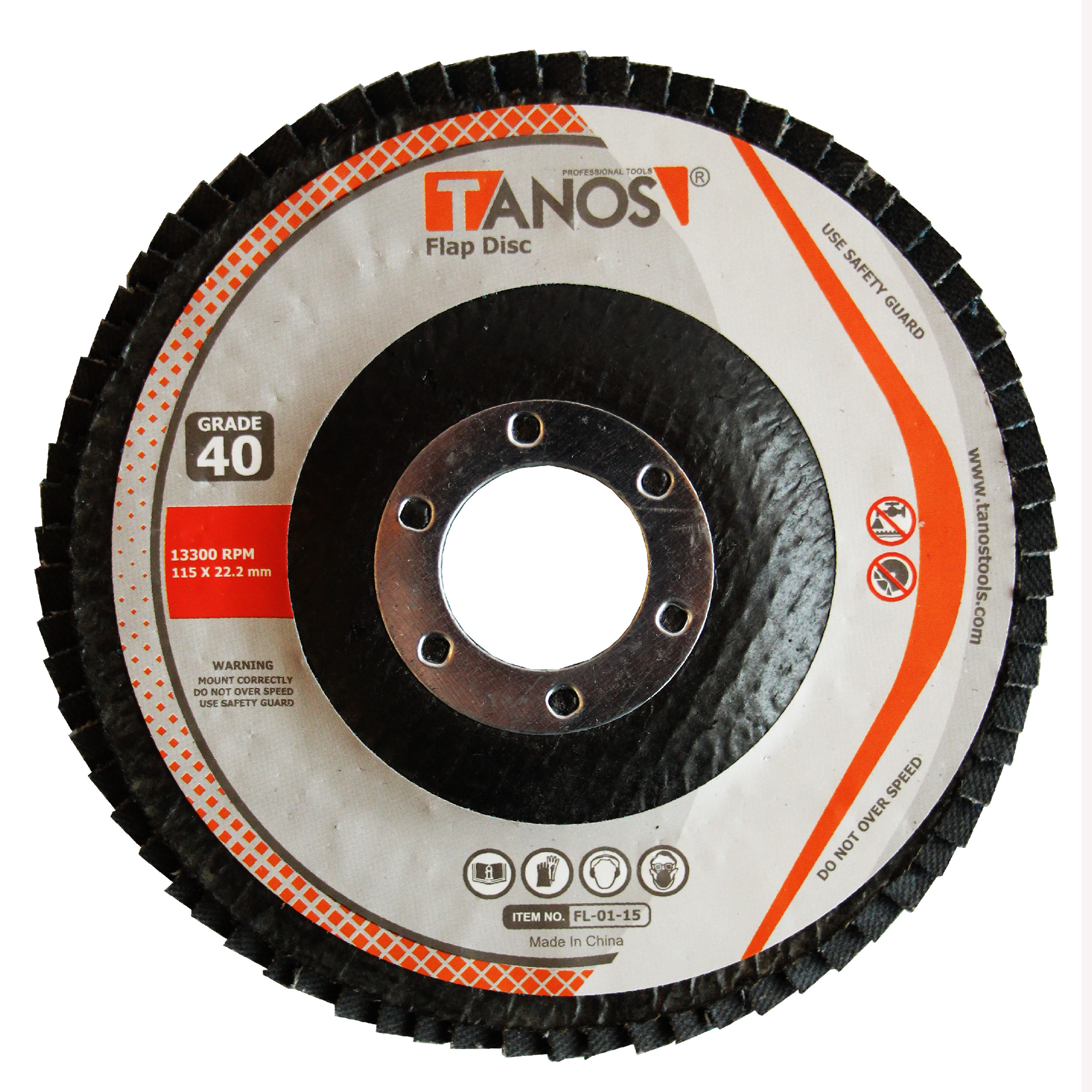 سنباده فلاپ دیسک تانوس مدل Grade 40 سنباده فلاپ دیسک تانوس مدل Grade 40