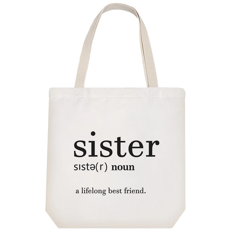 ساک خرید خندالو مدل sister خواهر  کد 3030