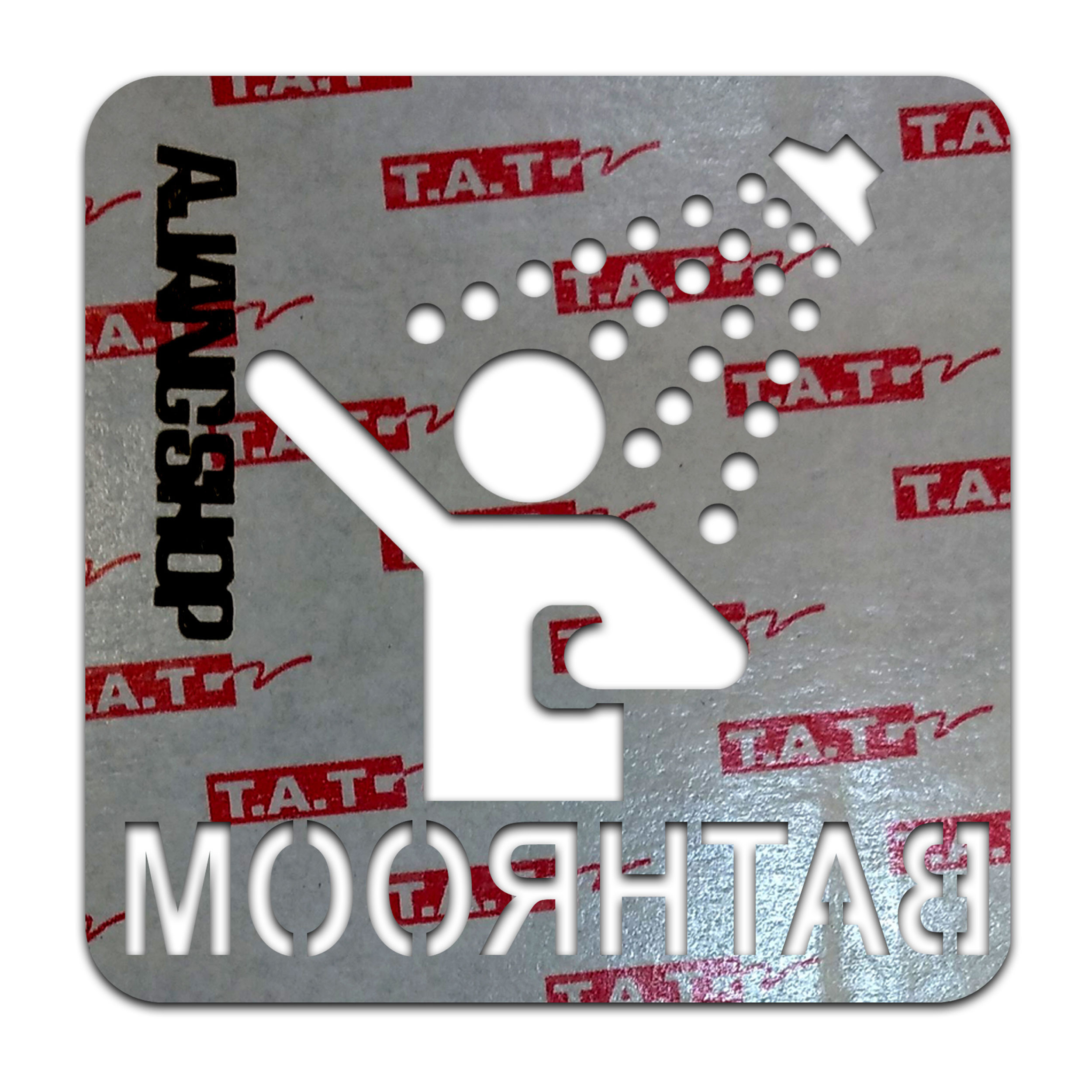 تابلو نشانگر آژنگ طرح دوش حمام کد 01 تابلو نشانگر آژنگ طرح دوش حمام کد 01