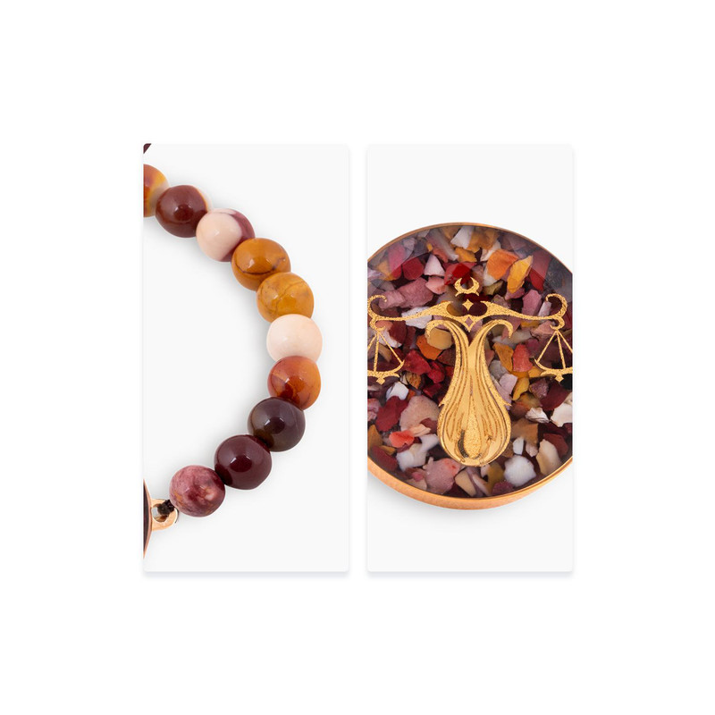 دستبند زنانه زرسام مدل ماه مهر کد 10006955