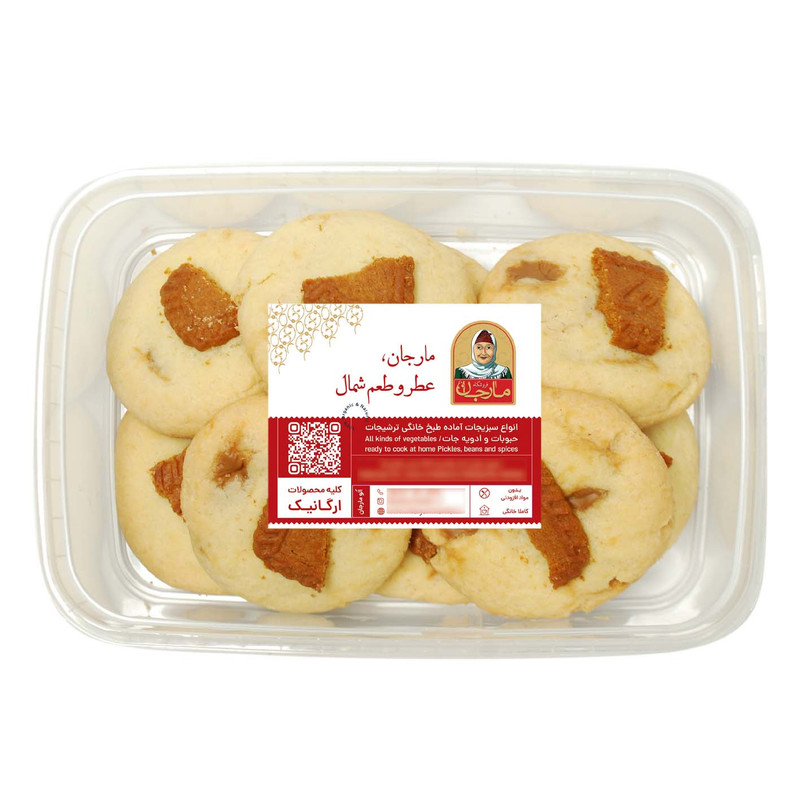 کوکی کرم بیسکوییت لوتوس خانگی مارجان - 300 گرم