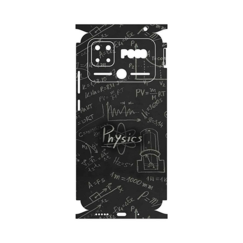 برچسب پوششی ماهوت مدل Physics Science-FullSkin مناسب برای گوشی موبایل شیائومی Poco C40