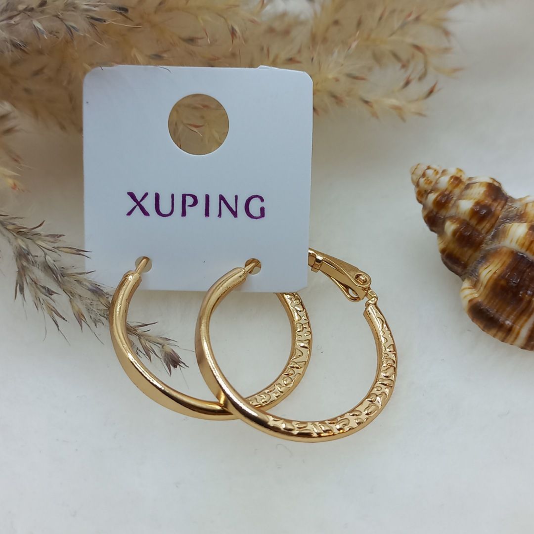 گوشواره زنانه ژوپینگ مدل رینگ کد NN 024 -  - 6