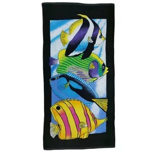 حوله استخری طرح ماهی آکواریوم کد SW-32 سایز 150x80 سانتی‌متر