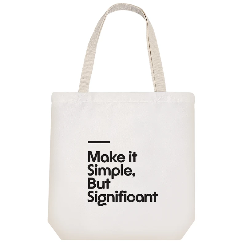 ساک خرید خندالو مدل Make It Simple But Significant کد 6862