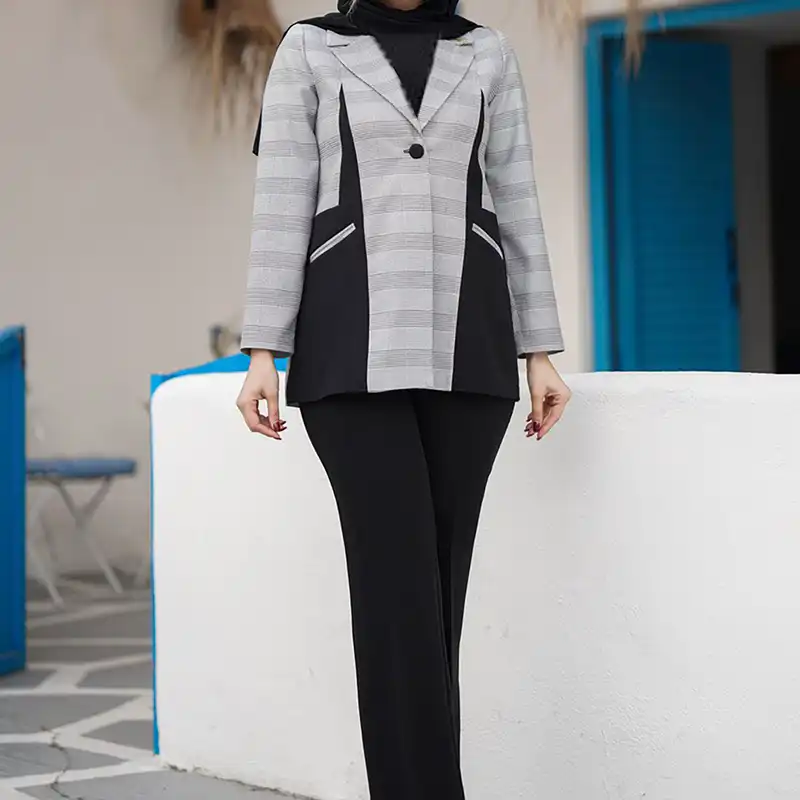 مانتو و شلوار زنانه السانا مدل نارمیلا کد 147403
