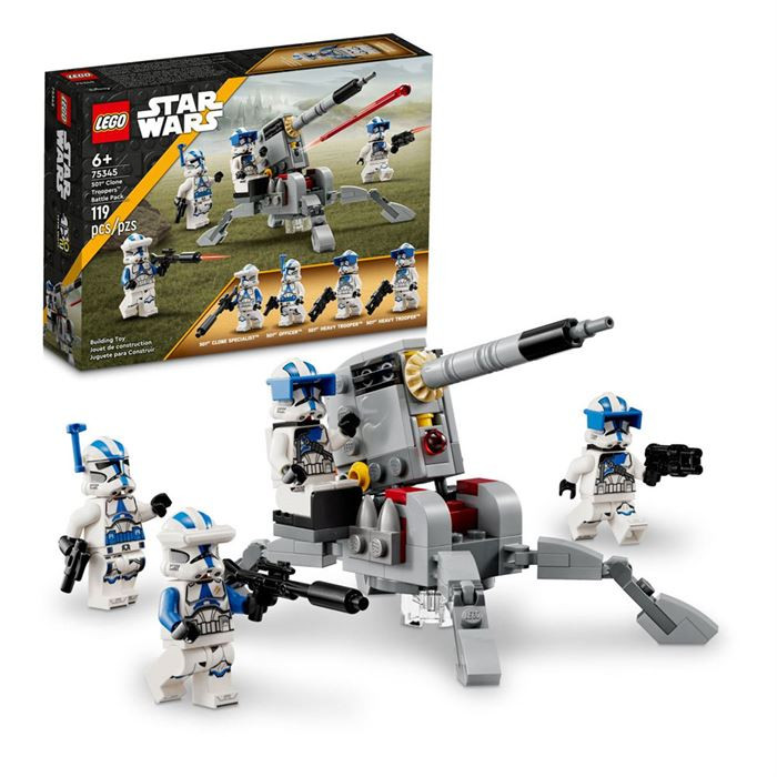 لگو سری جنگ ستارگان مدل نبرد سربازان کلون کد 75345