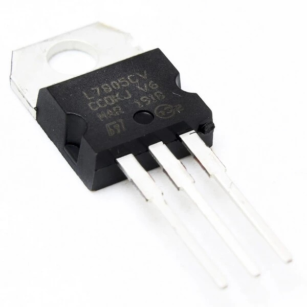 آیسی رگولاتور ولتاژ اس‌ تی‌ مدل L 7805 CV بسته 8 عددی