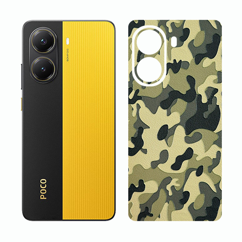 برچسب پوششی ریمکس مدل Cover طرح ارتشی مناسب برای گوشی موبایل شیائومی Poco X7 Pro 
