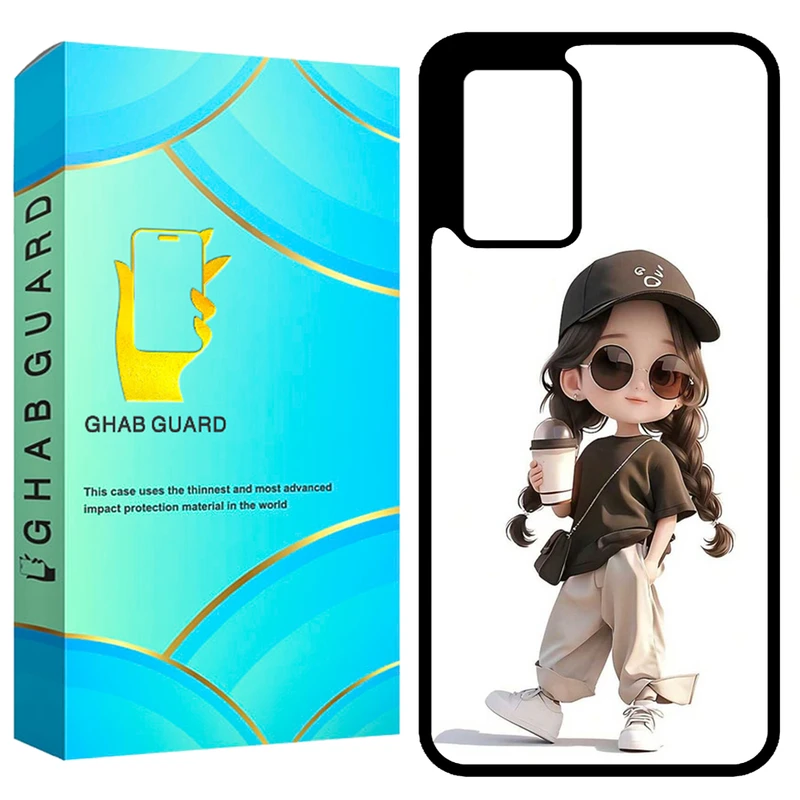 کاور قاب گارد طرح دختر مدل GCHP11S مناسب برای گوشی موبایل شیائومی Redmi Note 11 4G / Redmi Note 11S 4G