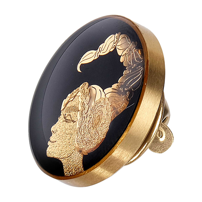 سنجاق سینه دانژه طرح ماه آبان کد ZBNG0400008