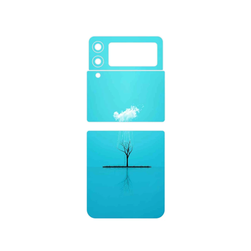 برچسب پوششی ماهوت مدل Minimal Tree مناسب برای گوشی موبایل سامسونگ Galaxy Z Flip3 5G