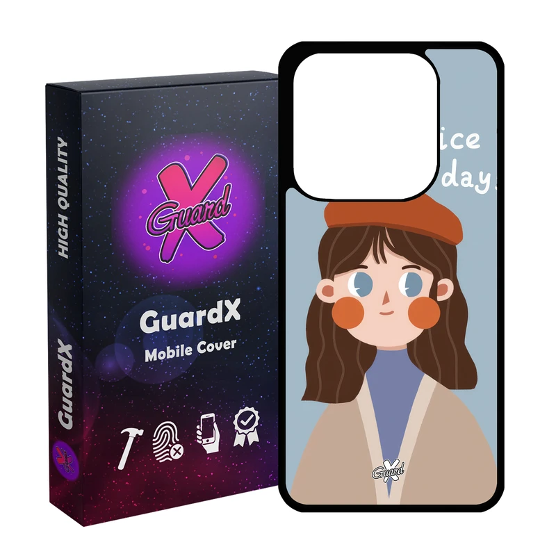 کاور گارد ایکس طرح دختر مدل 10628 مناسب برای گوشی موبایل شیائومی Redmi Note 14 4G
