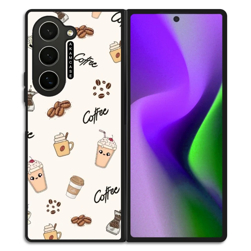 کاور آکام مدل AMC-WSGZFOLD6-COFFEE-5 مناسب برای گوشی موبایل سامسونگ Galaxy Z Fold 6