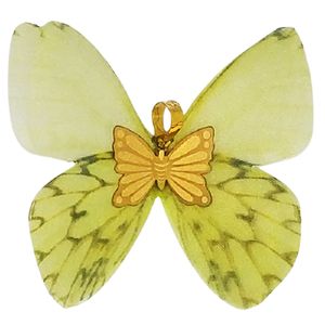 آویز گردنبند طلا 18 عیار زنانه مدل پروانه کد G02