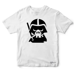 تی شرت آستین کوتاه پسرانه مدل STAR WARS کد WK09 رنگ سفید