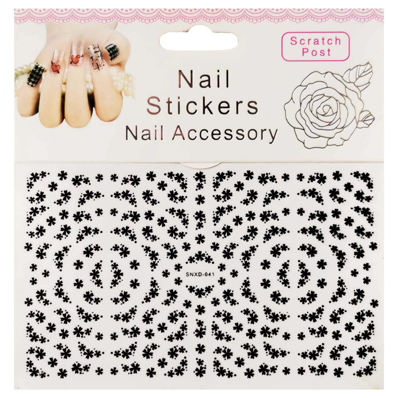 استیکر طراحی ناخن مدل برگ کد SNXD-041