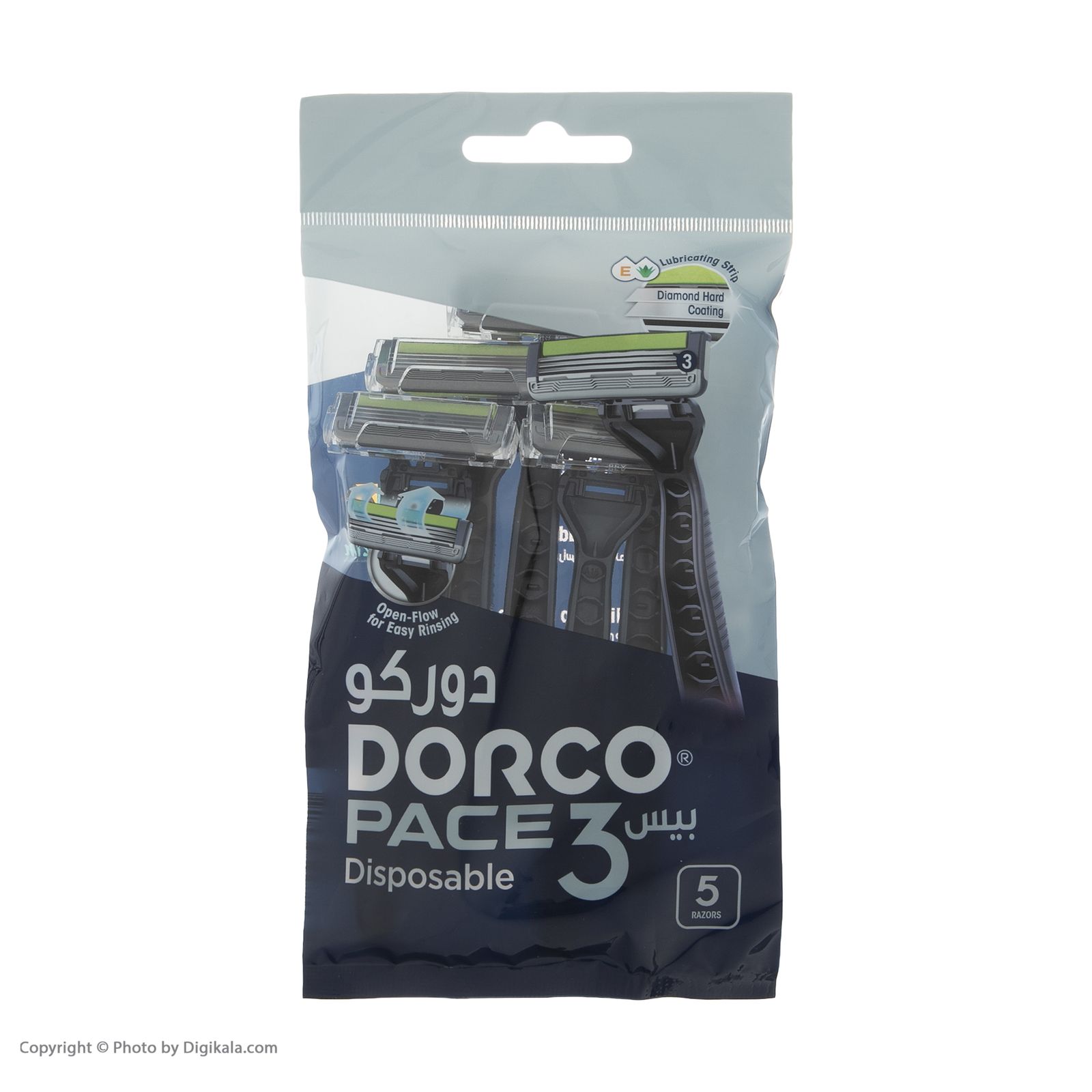 خودتراش دورکو مدل Pace 3 Disposable تحت لیسانس بسته 5 عددی -  - 2