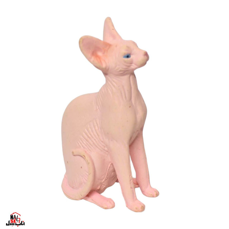 فیگور ناب سل مدل گربه کد HAIRLESS CAT NAAB025 ارتفاع 5 سانتی متر