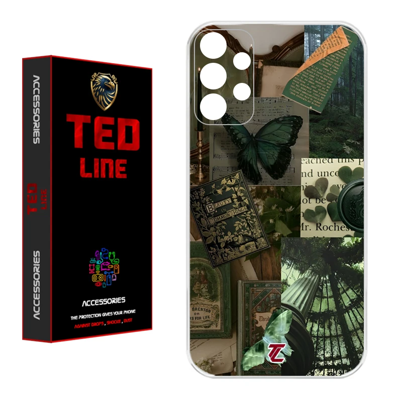 کاور تد لاین طرح کلاژ هنری کد 1118 مناسب برای گوشی موبایل سامسونگ Galaxy A73