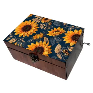 جعبه موزیکال مدل گل کد B577 