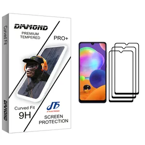 JF Diamond glass Screen Protector For Samsung Galaxy A31 Pack Of 3