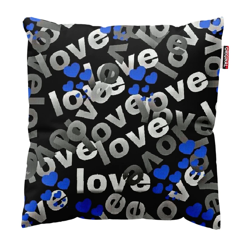  کوسن پاد آفرین طرح عشق سایز 30*30 سانتی متر کد 1078