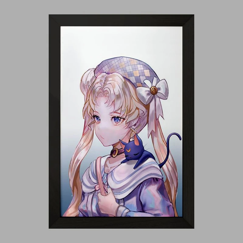 تابلو خندالو مدل اوساگی تسوکینو انیمه سیلور مون Sailor Moon  کد 17417