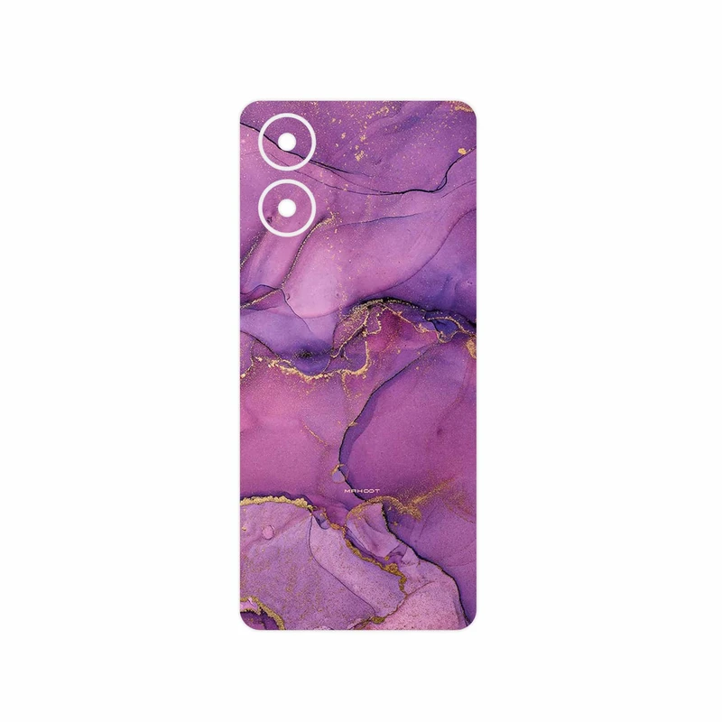 برچسب پوششی ماهوت مدل Purple Marble مناسب برای گوشی موبایل موتورولا Moto G04