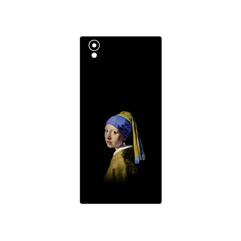 برچسب پوششی ماهوت مدل Girl with a Pearl Earring of Vermeer مناسب برای گوشی موبایل سونی Xperia L1