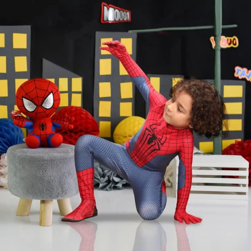 عکس شماره 14 : تن پوش مدل لباس مرد عنکبوتی کد n-3-4