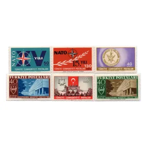 تمبر یادگاری مدل خارجی مجموعه 6 عددی 