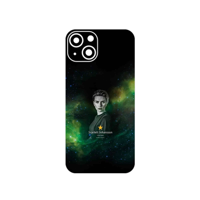 برچسب پوششی ماهوت مدل Scarlett Johansson مناسب برای گوشی موبایل اپل iPhone 13