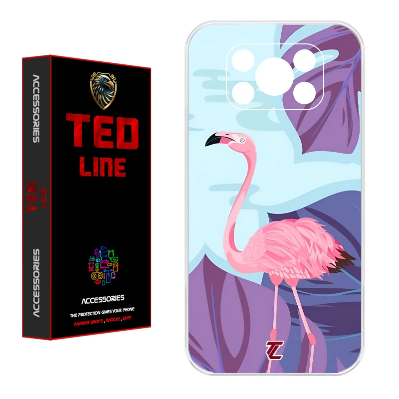 کاور تدلاین طرح فلامینگو کد 1209 مناسب برای گوشی موبایل شیائومی Poco X3 / X3 Pro / X3 NFC