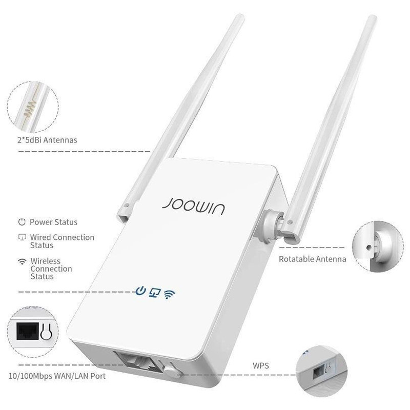 توسعه دهنده محدوده بی‌سیم جووین مدل JW-WR302S