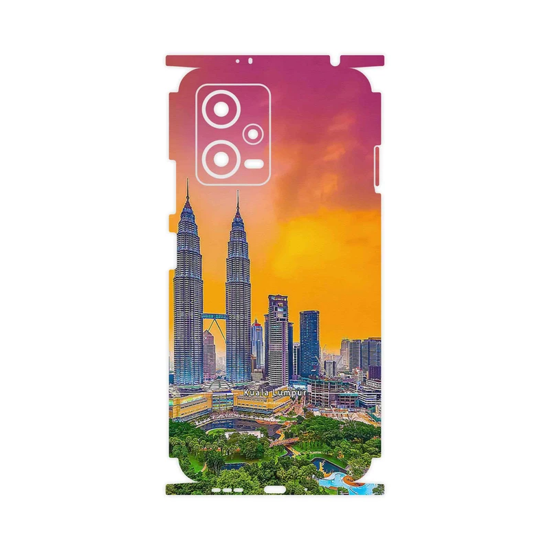 برچسب پوششی ماهوت مدل City of Kuala Lumpur-FullSkin مناسب برای گوشی موبایل شیائومی Redmi Note 12 5G
