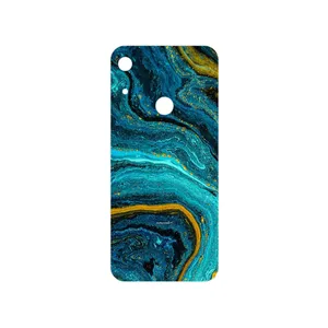 MAHOOT Turquoise marblewith golden streaks Cover Sticker for Honor 8A