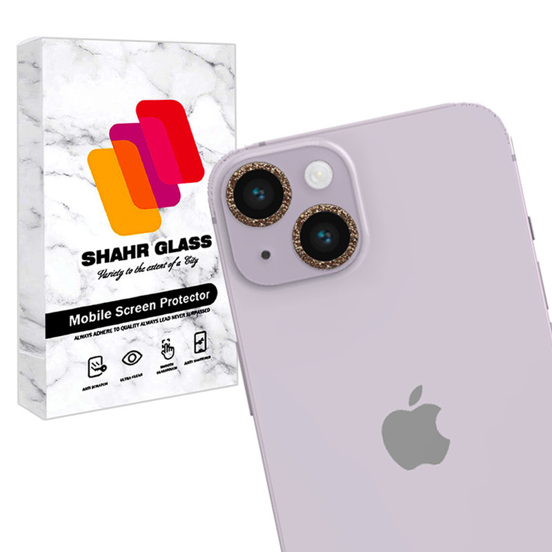 محافظ لنز دوربین شهر گلس مدل BRILIANTLSH مناسب برای گوشی موبایل اپل iPhone 14 Plus