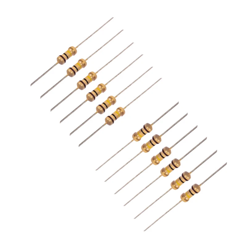 مقاومت 100کیلو اهم 1/4وات کد 100k1/4w بسته 12 عددی