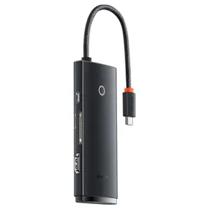 هاب 6 پورت USB-C باسئوس مدل WKQX050101 