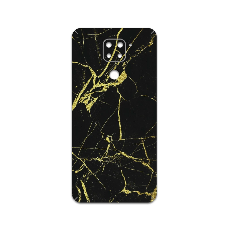 برچسب پوششی ماهوت مدل Graphite-Gold-Marble مناسب برای گوشی موبایل شیائومی Redmi Note 9