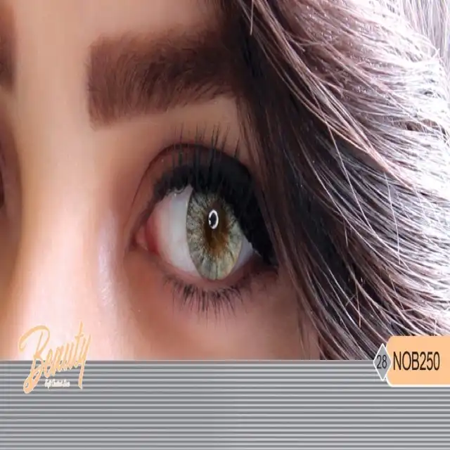 لنز چشم بیوتی شماره 28 مدل NOB250 رنگ آبی یخی