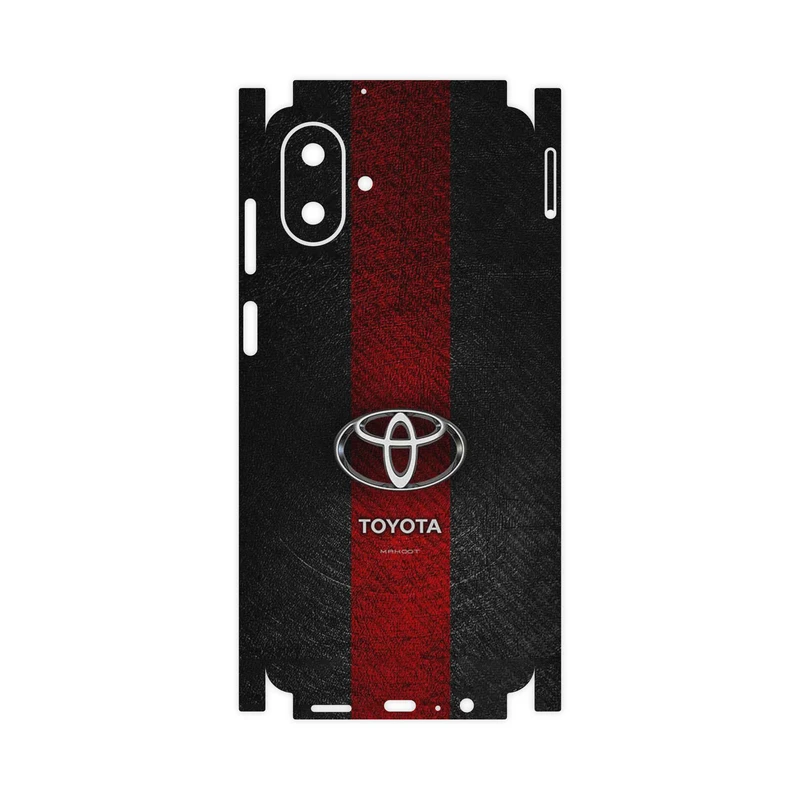 برچسب پوششی ماهوت مدل TOYOTA_Logo-FullSkin مناسب برای گوشی موبایل سامسونگ Galaxy A07