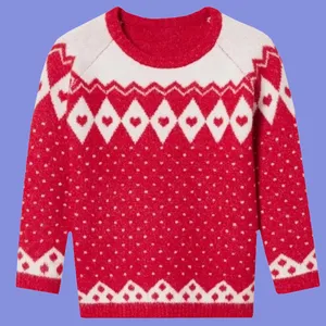 پلیور یقه گرد دخترانه لوپیلو مدل 66554444