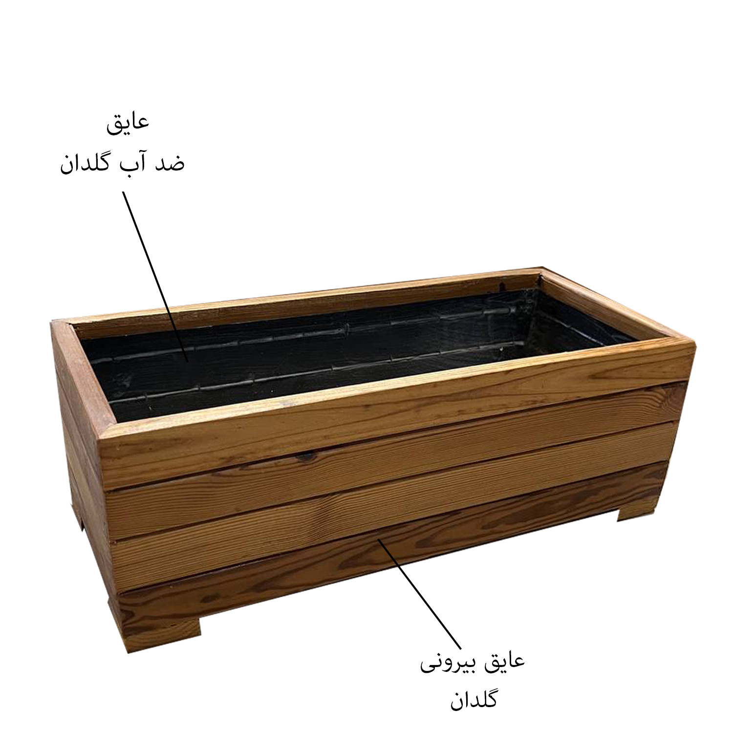 گلدان مدل چوبی کد 5322r4