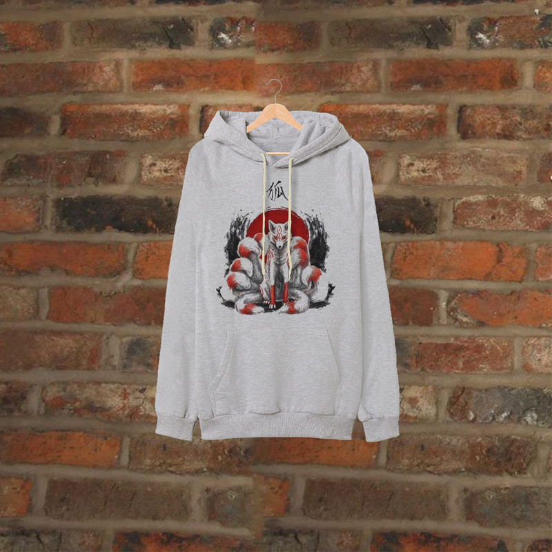 هودی زنانه مدل گرگ کد AA126