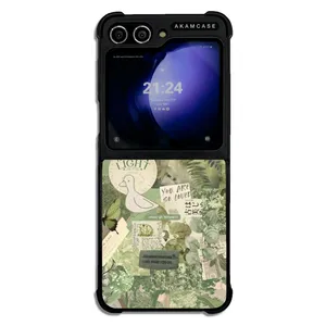 AKAM AMC-WSGZFLIP5-GREEN-19 Cover For Samsung Galaxy Z Flip 5