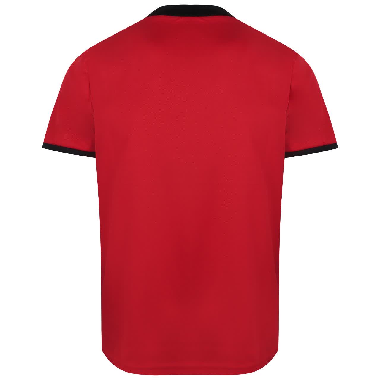 ست تی شرت و شلوارک ورزشی مردانه کالای ورزشی پروین مدل a.s.i.x.6 رنگ قرمز -  - 5